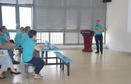 久富8月晨會——凝心聚力，揚帆奮進